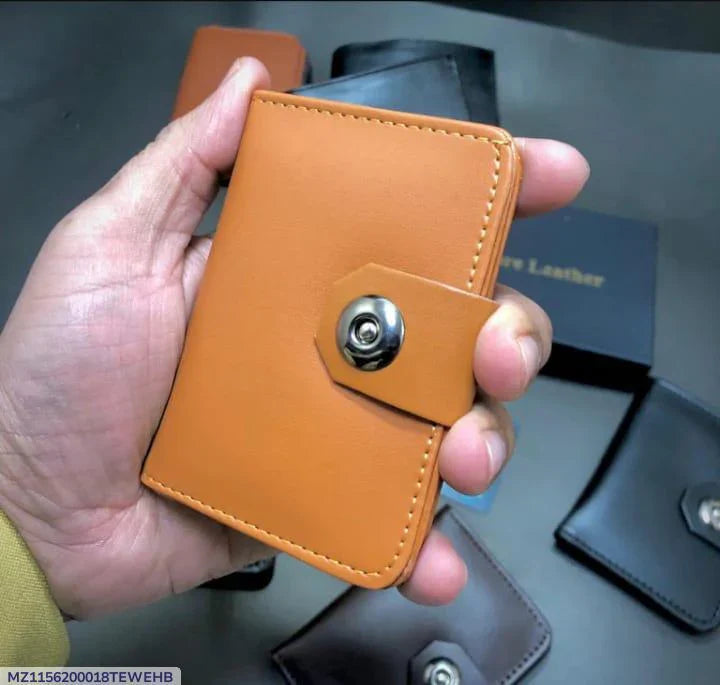 Magnetic Button with Card Holder